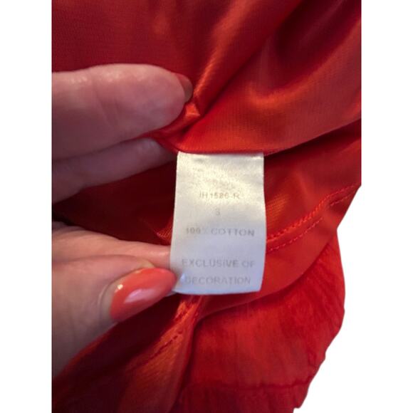 THML Red Embroidered Halter Mini Dress - Size S - Picture 11 of 16